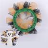 Halloween Kränze für die Haustür Boo Geist Schild Halloween Türhänger Halloween Dekorationen Boo Halloween Kranz