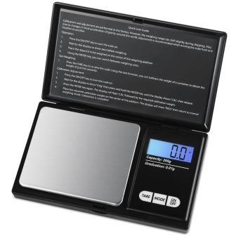 

200g LCD Mini Electronic Digital Scale Jewelry Kitchen Weight Scales Portable High Accuracy Stainless Steel Pocket Scale