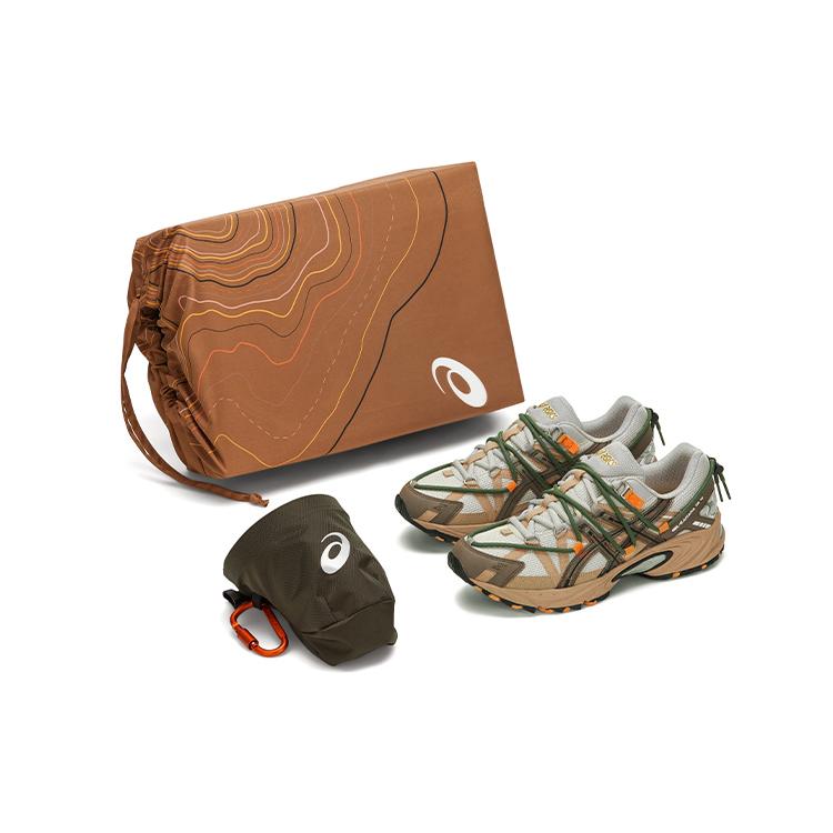 Asics Gel Kahana TR V2 Protiskluzové a Odolné proti Opotřebení Lehké Trekové Boty s Nízkým Svrškem Unisex Khaki