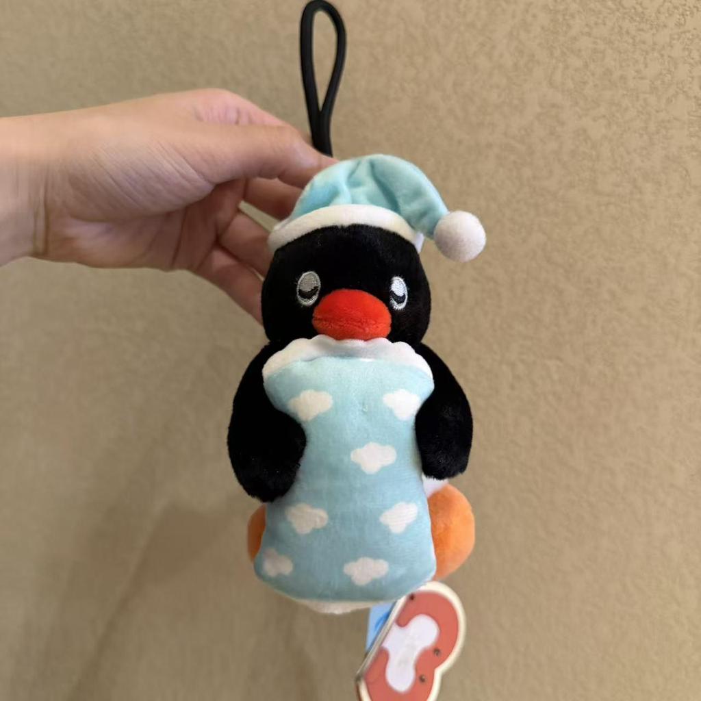 Genuine Penguin Family Bag Charm - Autumn/Winter Series Plush Toy Keychain