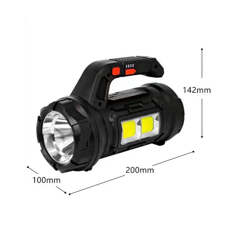 

Multifunctional Portable Lamp Built-In Toolbox 2*18650 Battery Lantern Type-C rechargeable Flashlight For Camping Maintenance handheld lamp-800mAh
