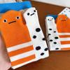 Deep-sea Animals Funny Fish Tube Socks Whale Toe Separator Socks Fashion Two Toe Socks  Slippers