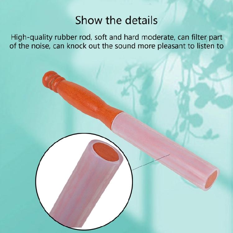 Singing Bowl Mallet, Singing Bowl Stick Wood Mallet Stick and Rubber O-Rings Set