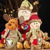 3D-docka Julgodispåsar God Jul 3D-dockpåsar Bedårande Återanvändbara Julgodis Tyginslagspåsar För Högtid 1ST