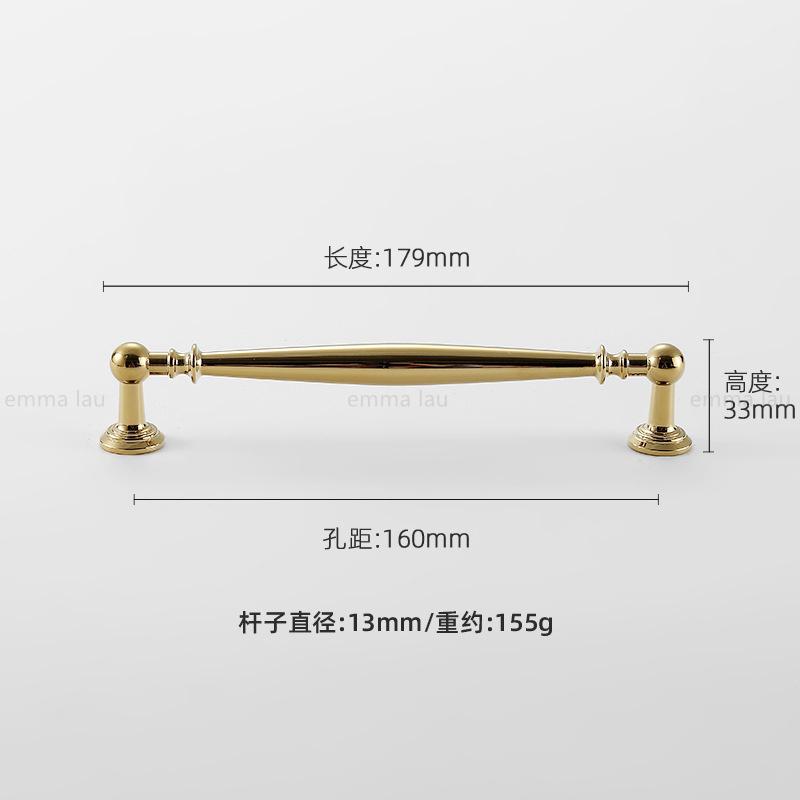 Vintage Brass Furniture Pull Handles Bronze Long Bar Cabinet Door Handles Drawer Knob For Kitchen Wardrobe Cupboard Pulls