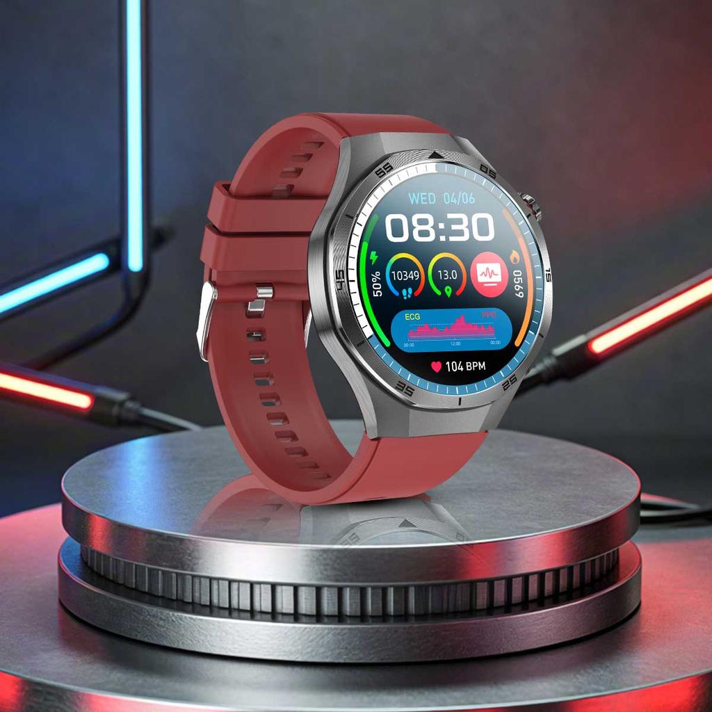 2025 NEW Health Micro Physical Examination Smart Watch ECG BP Blood Oxygen Uric Acid Blood Fat Temp Bluetooth Call SmartWatch