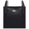 Lacoste Iconic Small Check PVC Tote Bag Women Tote Bags Black NF4929AA