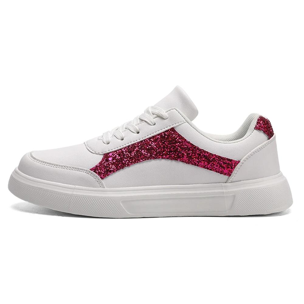 Fashion SYTK Original Couple Style Fashionable Glossy Decorative Board Shoes, Leather Surface, Anti Slip, Women's Versatile Casual Shoes