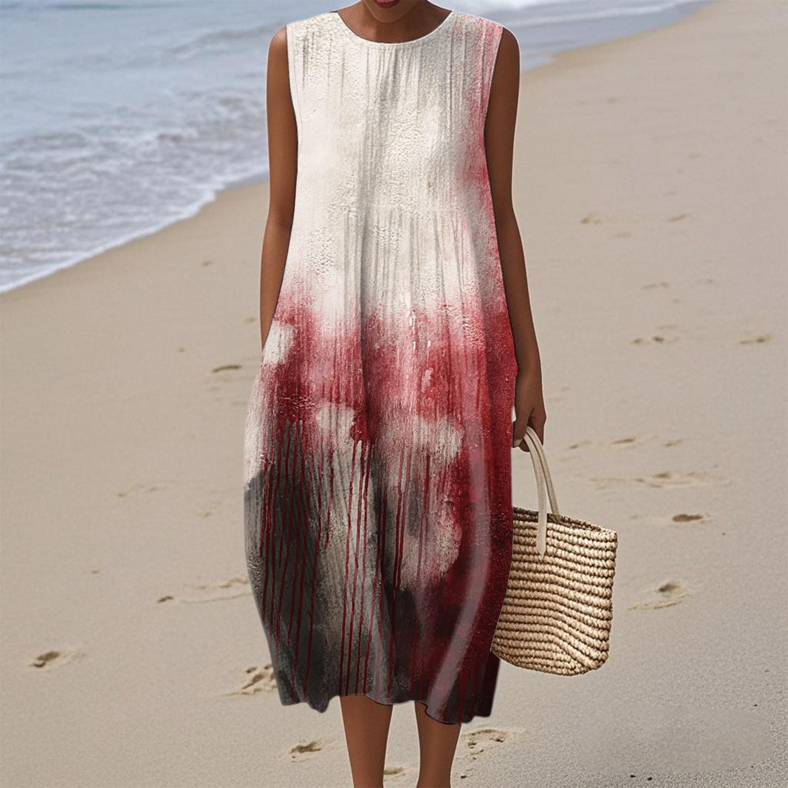 

Женское модное повседневное платье без рукавов с круглым вырезом и молнией, с принтом на Хэллоуин, элегантное и темпераментное XL