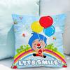 Plim-plim Home Decoration Pillow Accessories X Cushion Cover for Children's Decorative Cushions of Modern Sofa Short Plush