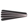 5Pcs Black Round Head Double Sided Nail File  DIY Nail Art Pretreatment Grinding