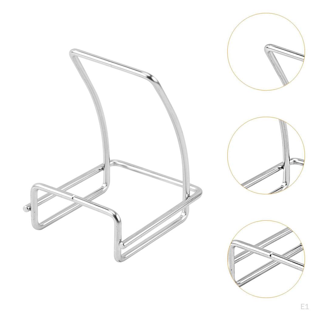 Pot Lid Holder Storage Stand Multipurpose Stable Rustproof Organizer for Cabinet Reusable