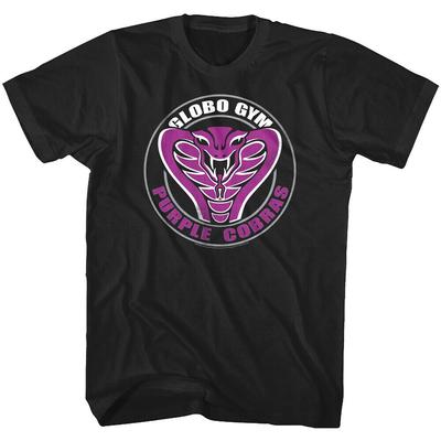 Dodgeball Globo Gym Purple Cobras Team Vintage Unisex T-shirt White Goodman
