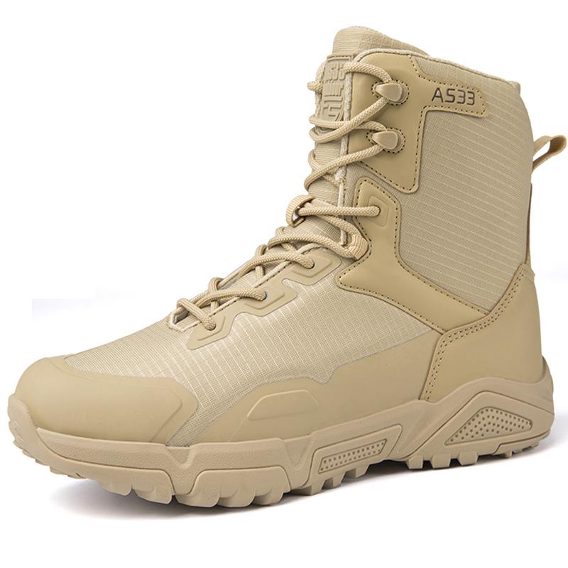 Camouflage Boots Men Desert Combat Boots Outdoor Field Training High Top Tactical Boots Jungle Training Boots