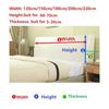 1 Pc Headboard Cover Elastic Jacquard Bedside Cover For Bed In Bedroom Easy To Clean Headboard Cover
