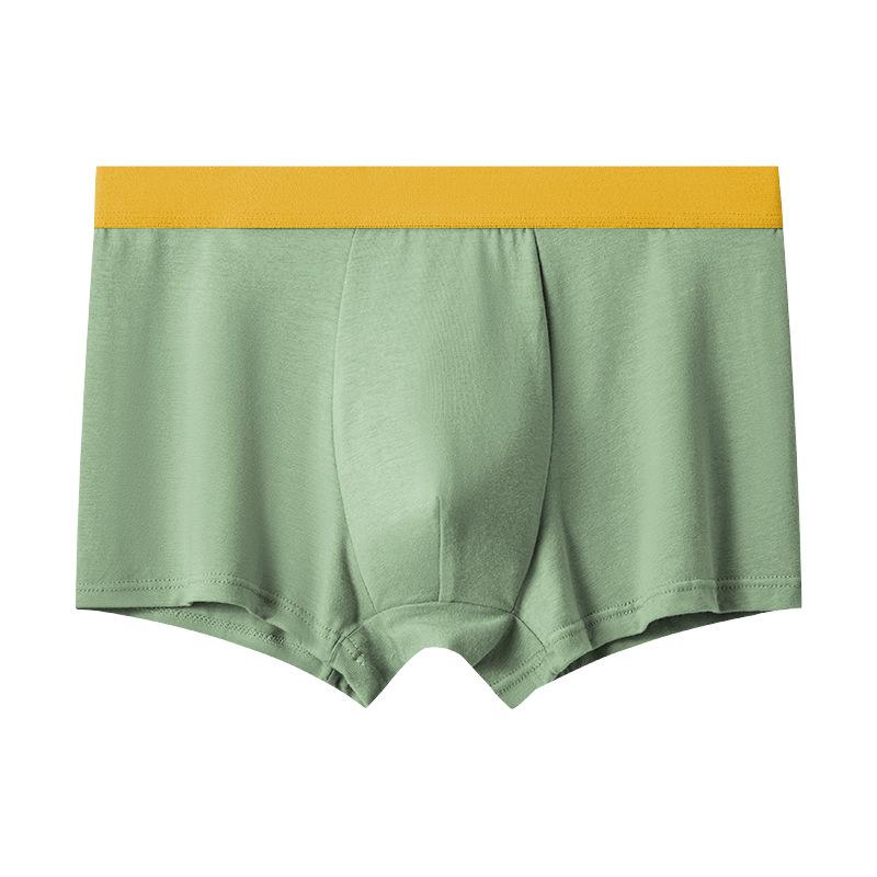 Large Size Men Spring and Summer Simple Comfortable Breathable Flat Angle Underwear