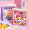 Pixel Style Scenery Sticker Book 24 Sheets 8 Scene Animal & Shop 3D Stacking Stickers Mini Size Miniature Scene Sticker