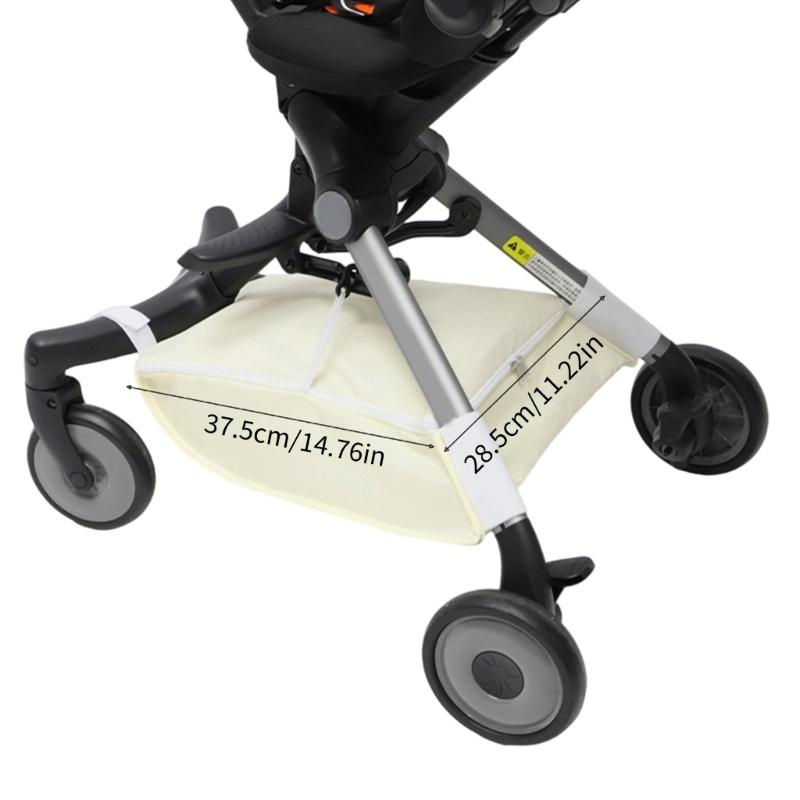 Universal Strollers Storage Organizer Easy Access Large Capacity Baby Pram Bag Water Resistant Fabric Lightweight Design