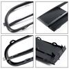 Front Bumper Lower Grille + Fog Light Grill Fit VW Beetle 2012-2016 W/ Chrome