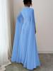 Autumn Formal Puff Sleeve Cardigan Dress - Luxurious Princess Style