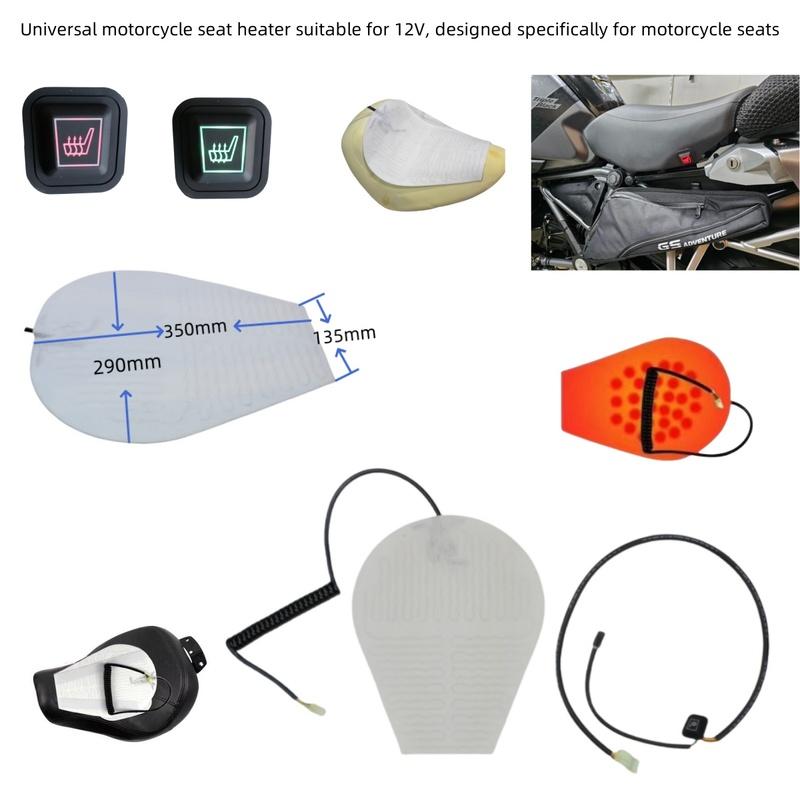 Motorradpolster Sitzheizung beheizte Kohlefaser thermostatischer Sitz Innenpolsterung Polster Teile warm Unterstützung original