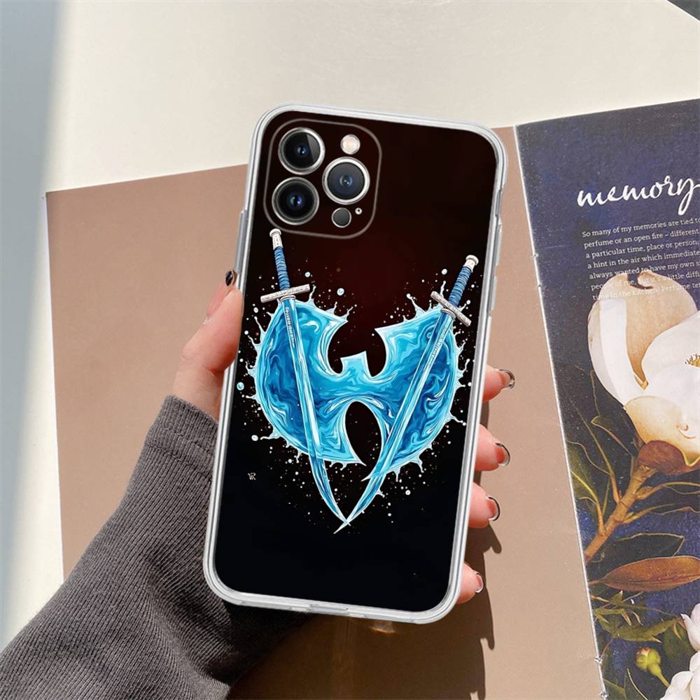 W-wu T-tang Clan Gruppo Musicale Hip-hop Adatto per Custodia Telefono IPhone 16 15 Promax IPhone 14 11 12 High End 13 Pro Silicone