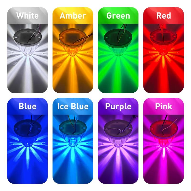 LED Lorry Truck Side Lights Watermelon Lights LED Turn Signal Emergency Lamp Trailer Side Marker Clearance Light 12V 24V for Car