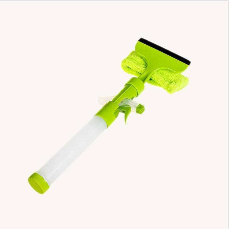 Multifunctional Double-sided Velvet Window Cleaner with Water Spray Cleaning Glass Wiper