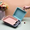 Non-stick Silicone Cake Mould Square Baking Pans Bakeware Round DIY Cake Toast Bread Mold Kitchen Loaf Pastry Baking Trays Tools