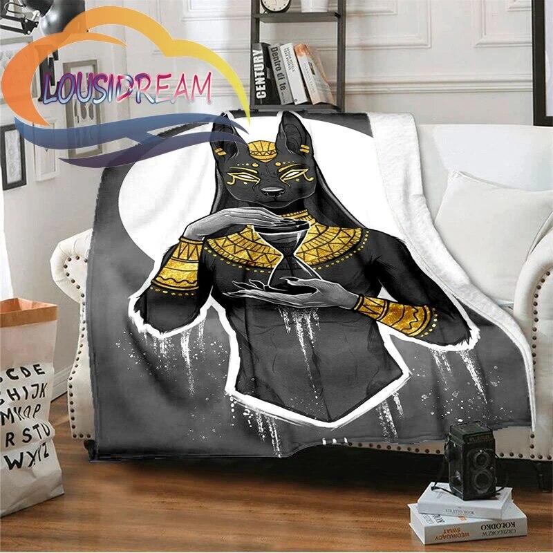 Horus Ancient Egyptian Mythology Blanket Fashion Flannel Fluffy Fleece Throw Blanket Children and Adult Gift Sofa Travel Camping