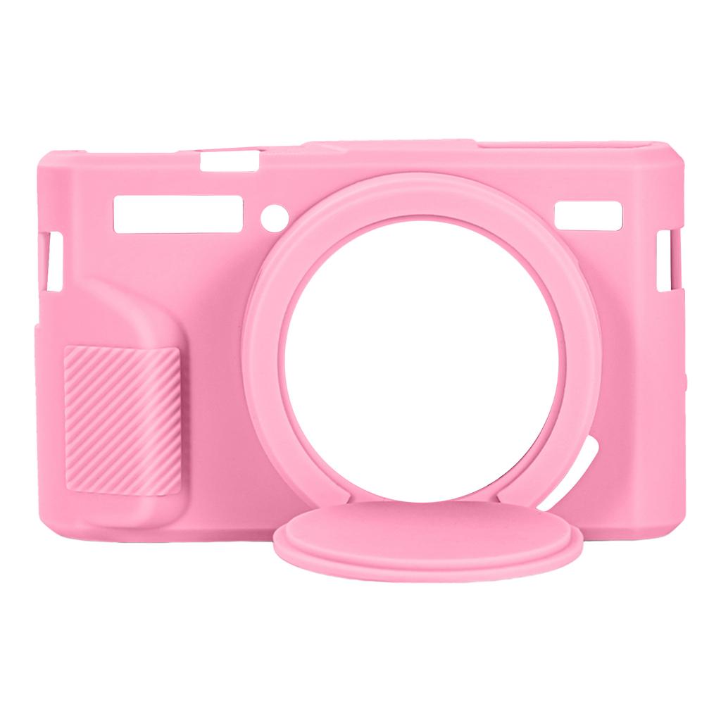 Silicone Soft Camera Cover for Canon Powershot G7X Mark II Digital Camera Armor Camera Body Case Shockproof Cover With Lens Cap