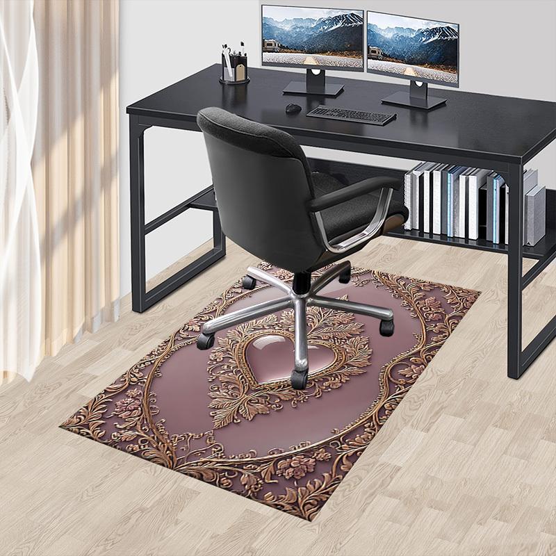 1PC Heart Pattern Extra Large Non Slip Floor carpet, Office, family, bedroom Large Area Rug Indoor Rugs, Vibrant Colors