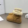 Lamb wool snow boots women's Birkenstock short boots 2025 winter new non-slip cotton boots velvet thermal cotton shoes