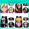 Naruto Student Backpack Lunch Pack And Pencil Organizer With Waterresistant Nylon For Kids