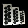 3 bucăți hexagon biscuiți ciocolată tăietor prăjituri fondant forme decorative bricolaj