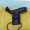 LOUIS VUITTON Checkered knit cardigan for Fall/Winter 2014 Jacket S Yellow x blueUsed