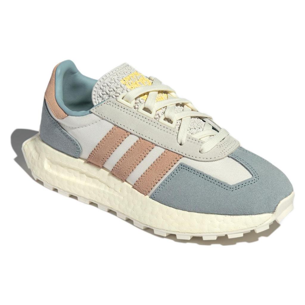 Adidas Originals Retropy E5 Leather Suede Retro Sports Durable Low-Top Lifestyle Shoes Women Sneaker White Gray Pink HP7743