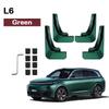 For Lixiang L6 L7  2024 Car Non-destructive Baking Paint Mudguards Front & Rear Wheels Splash Proof Fenders Auto Accessories