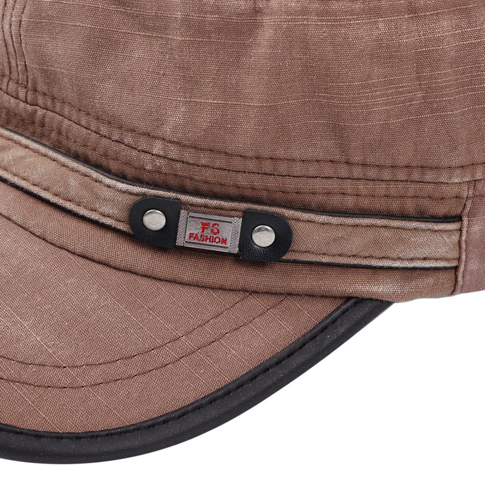 Casual Breathable Adjustable Cadet Hat Peaked Cap Sun Cap Baseball Cap