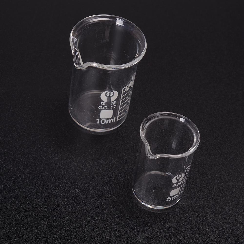 5/10/50/100ml High Borosilicate Thickened Glass Measuring Cup Beaker Daike Chemical Laboratory Supplies Teaching Instrument