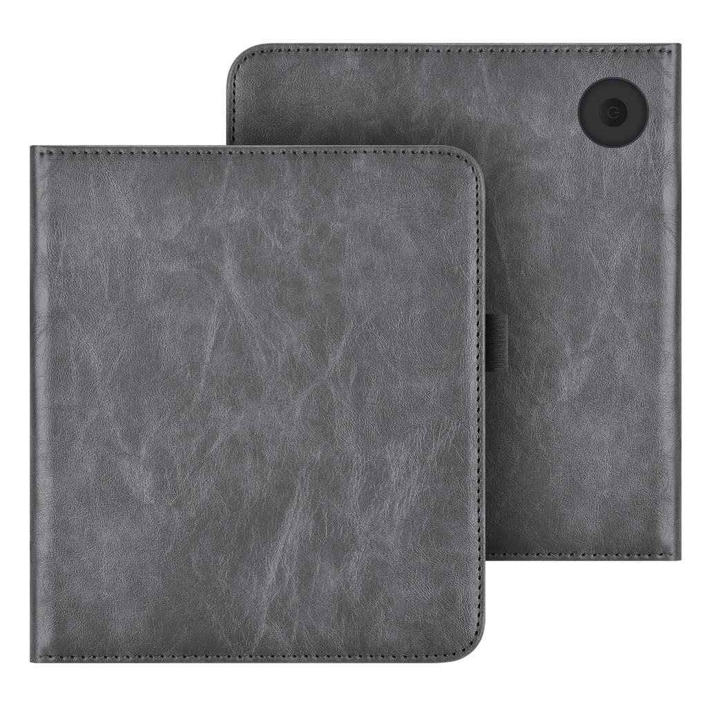 For KOBO Libra Colour/Libra 2/Libra H2O Case with Hand Strap Stand Card Slot 7 Inch Leather Cover Ebook N428 N418 N873 Funda