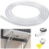 10Ft Air Conditioner Drain Line Extension Set Drain Hose Drainage Hose PVC Drain Pipe Hose Clamp for Air Conditioners