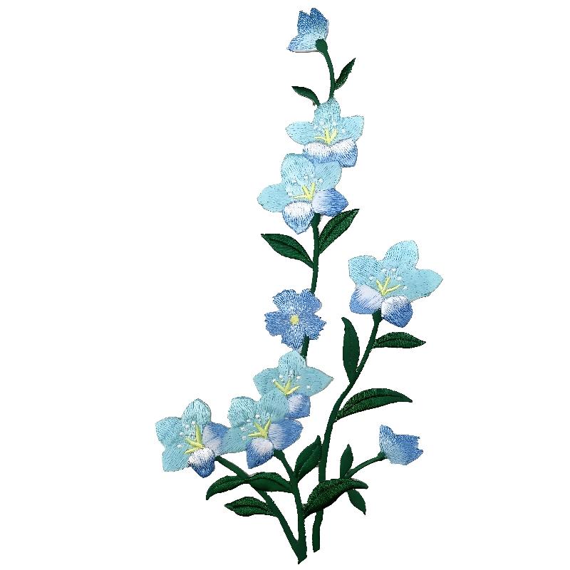 Flower Ironing Stickers Embroidered Patches Decals Skirts Clothing Accessories Decorative Fabric Patches