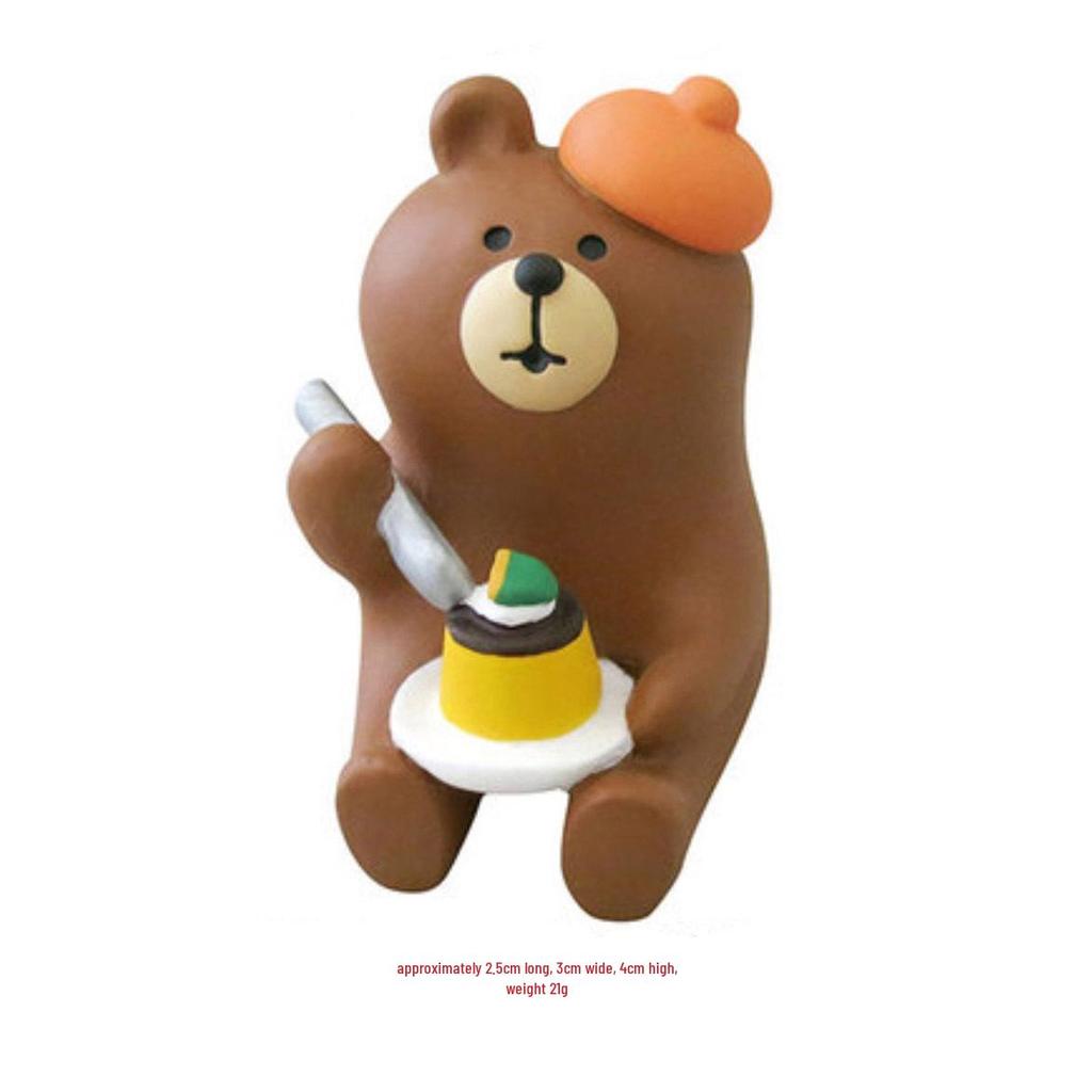 Kreative japanische Zakka Harzornamente: Shiba Inu, Pinguin, Katze, Eisbär und Edamame