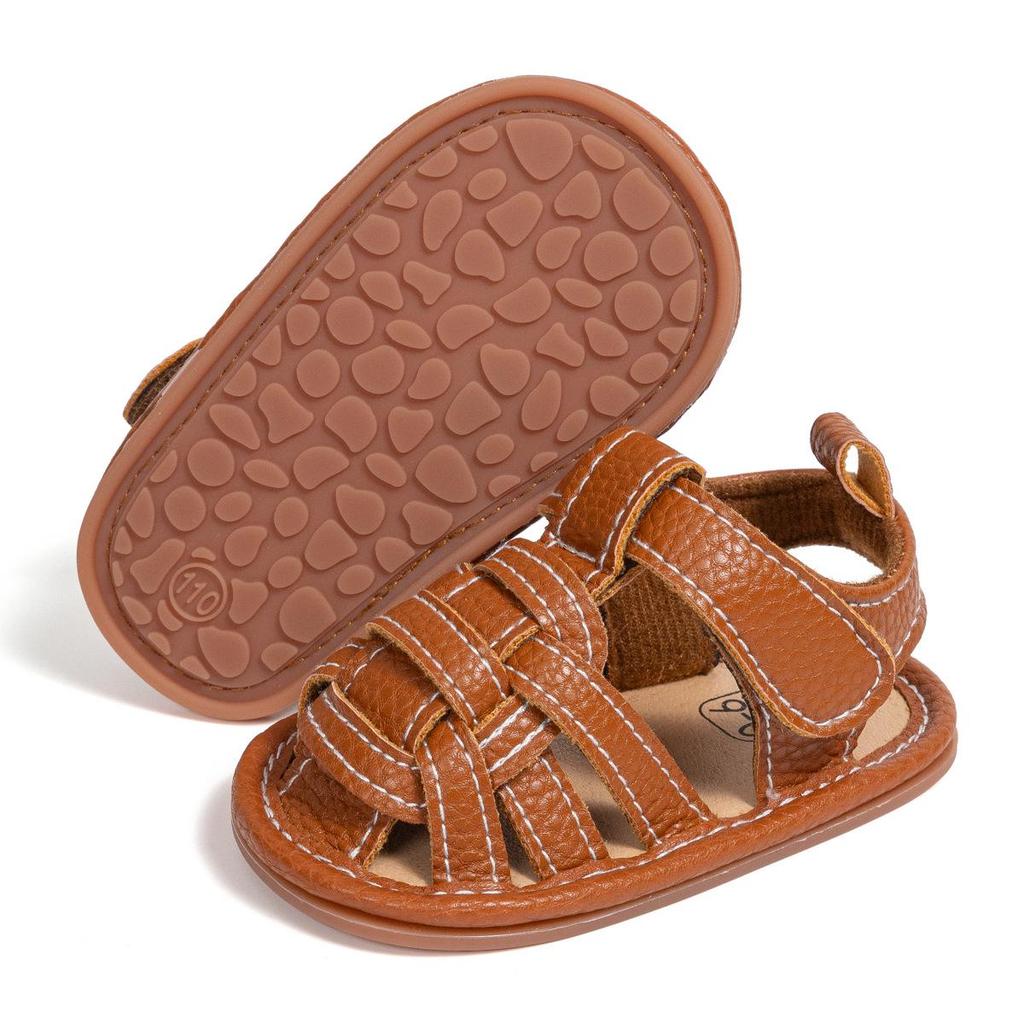 Infant Non-Slip Breathable Velcro Sandals for 0-1 Year Olds