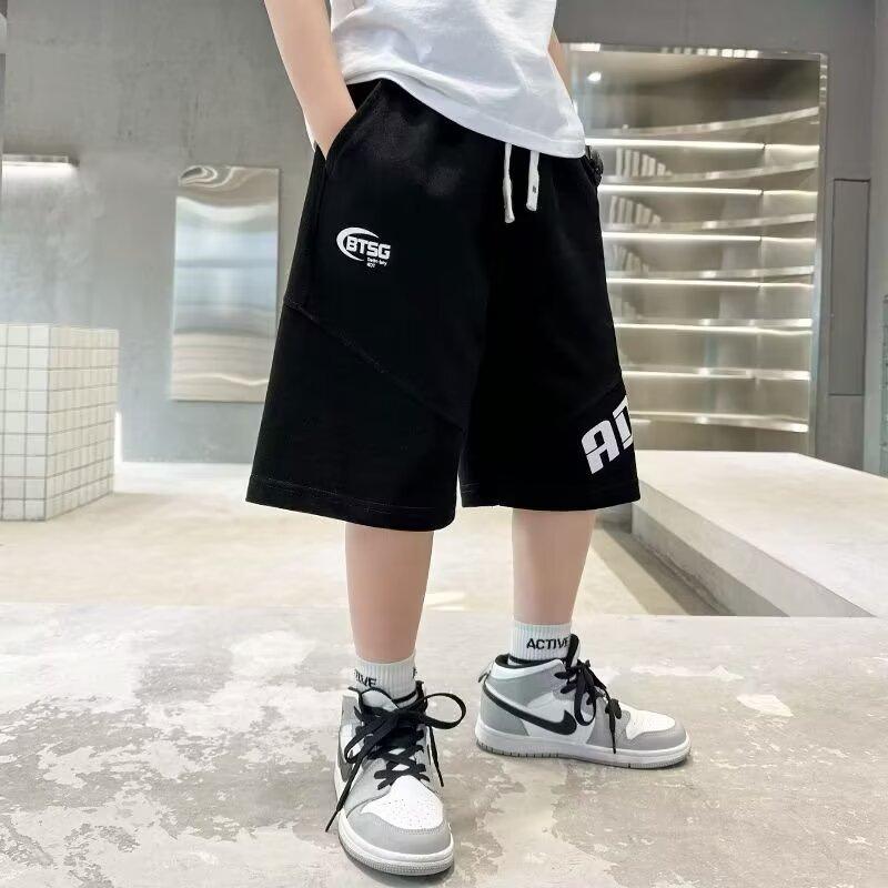 Boys' Summer Shorts 2025 New Style for Kids Boys Summer Thin Sports Mid-Length Pants Street Fashion