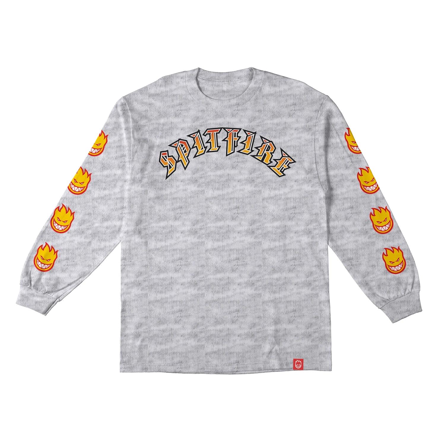 Spitfire Wheels Longsleeve Shirt Old E Bighead Fill Ash 4XL