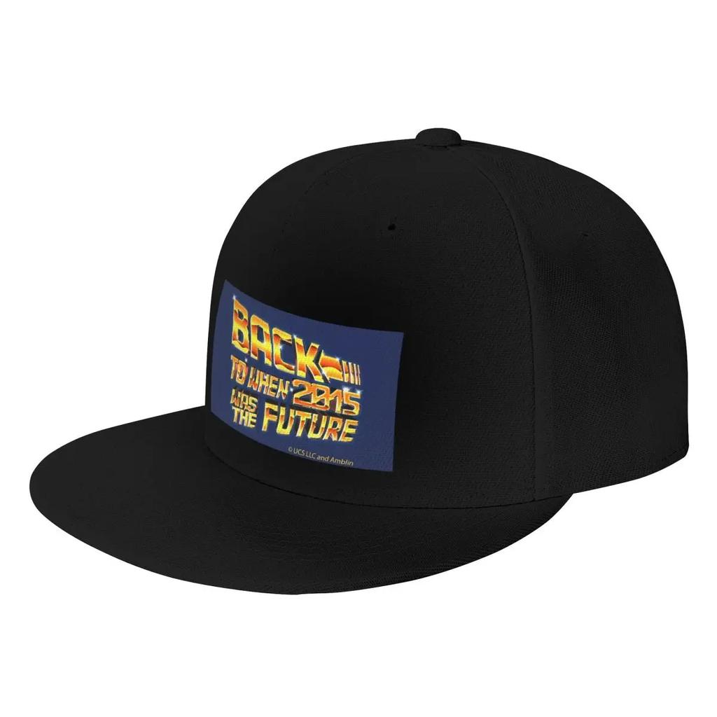 Retro Back To The Future Cap Fashion Casual Baseball Caps Adjustable Hat Hip Hop Summer Unisex Baseball Hats