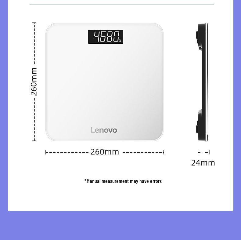 2026 USB Rechargeable Electronic Bathroom Scale for Adults - Compact Weight Loss & Household Weighing Device