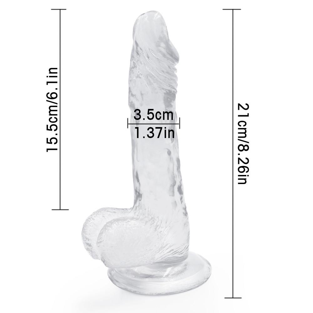 MoDi Senzație de piele Dildo realist material moale Penis mare uriaș cu ventuză Jucării sexuale pentru femeie Strapon Masturbare feminină